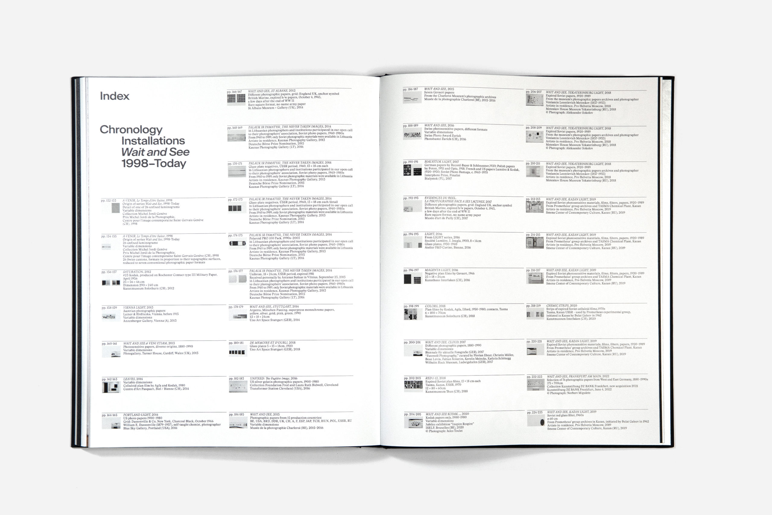 The Never taken images - F&D CartierBook design - Balmer Hählen
