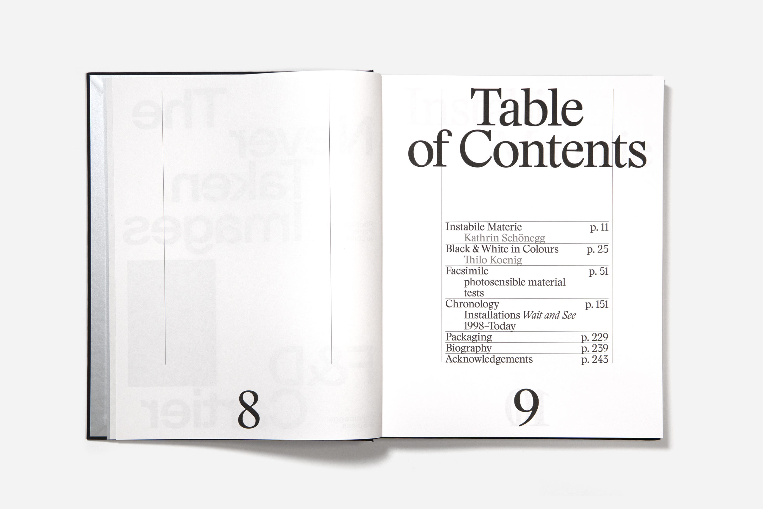 The Never taken images - F&D CartierBook design - Balmer Hählen