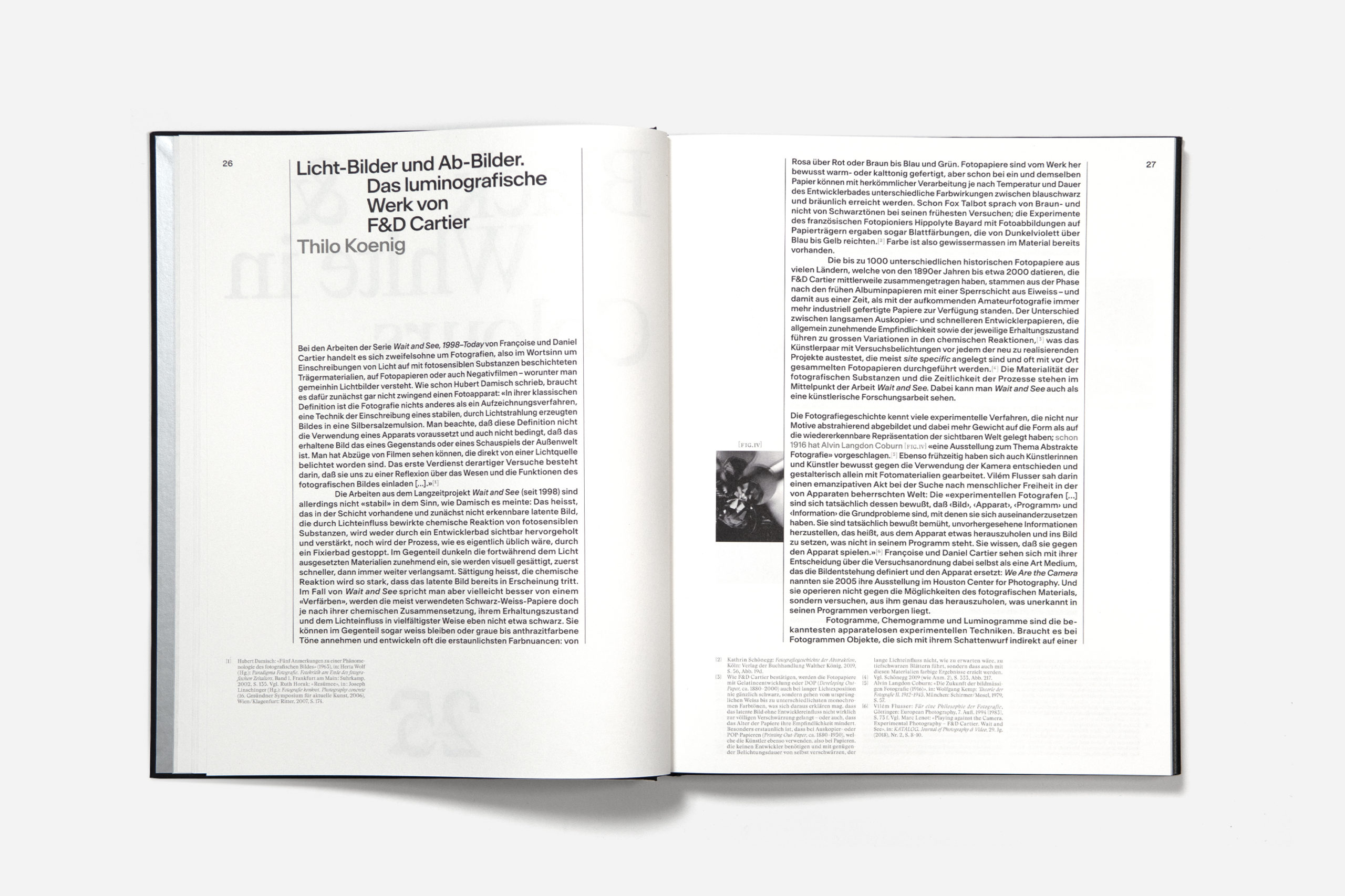 The Never taken images - F&D CartierBook design - Balmer Hählen