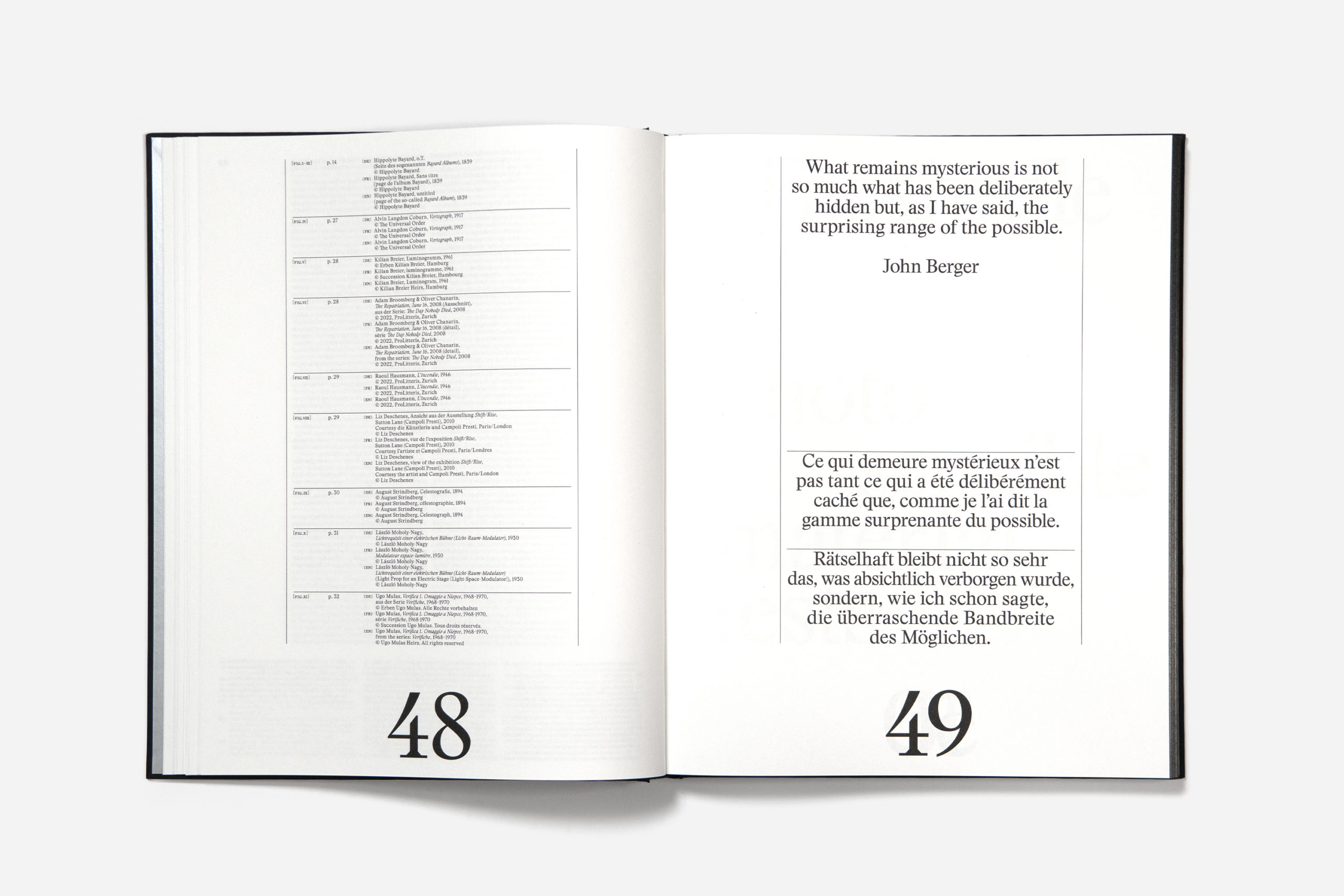 The Never taken images - F&D CartierBook design - Balmer Hählen